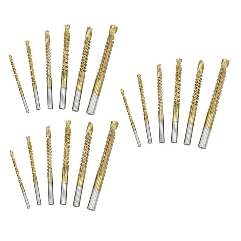 Mroace Titanium Coated High-Speed Steel Drill Bit Set