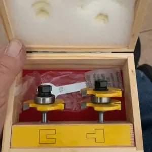 Mroace Tongue and Groove Router Bit Set (2 PCS)