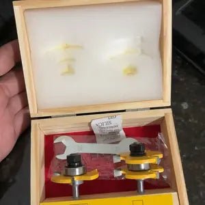 Mroace Tongue and Groove Router Bit Set (2 PCS)