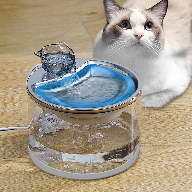 Mroace Transparent Automatic Pet Water Fountain