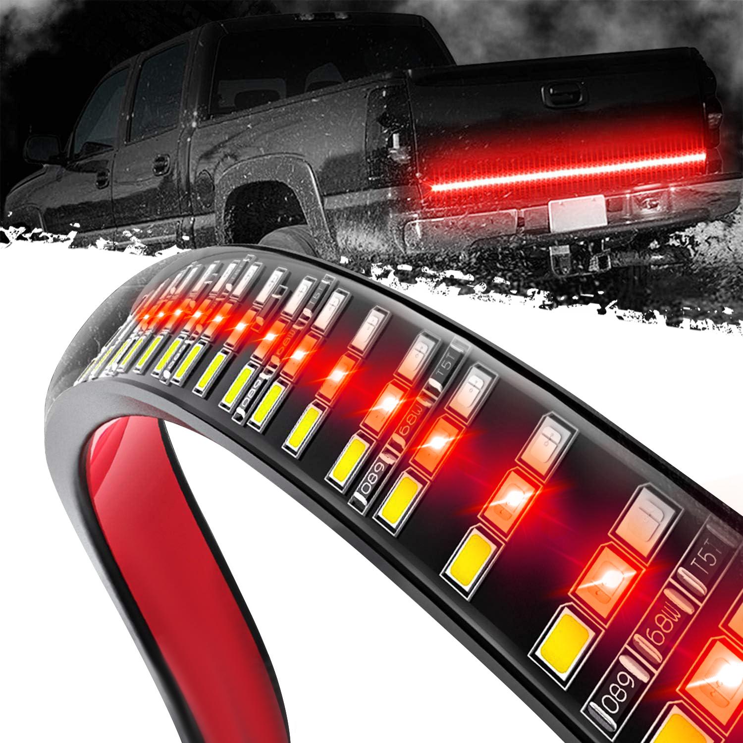 Mroace Triple Row LED Tailgate Light Bar