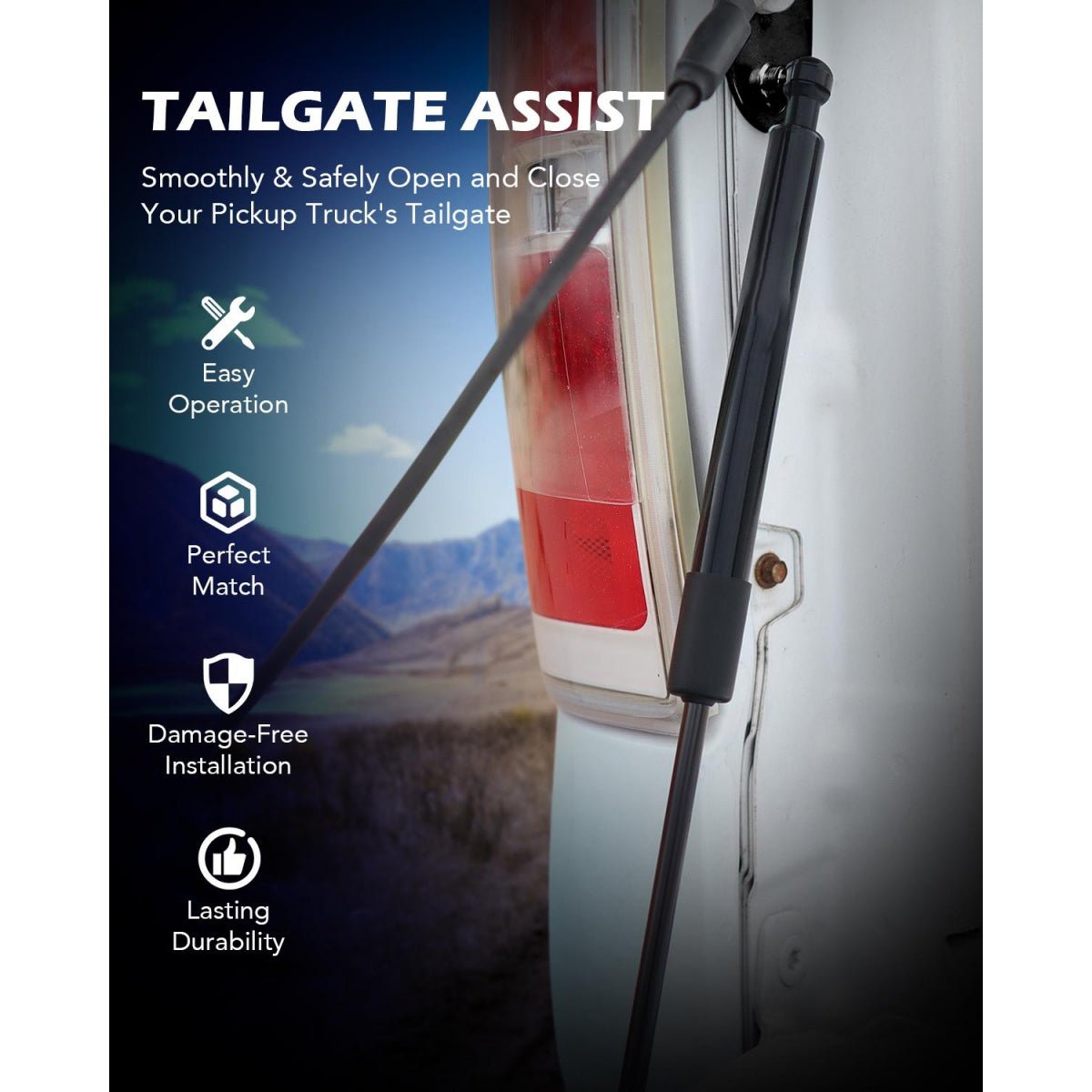 Mroace Truck Tailgate Lift Assist Shock
