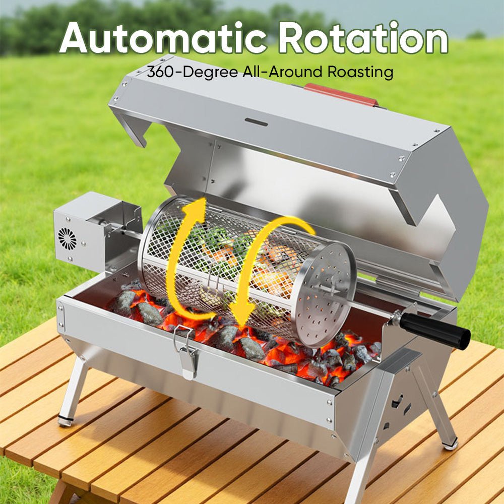 Mroace Twin Burner Electric BBQ Grill