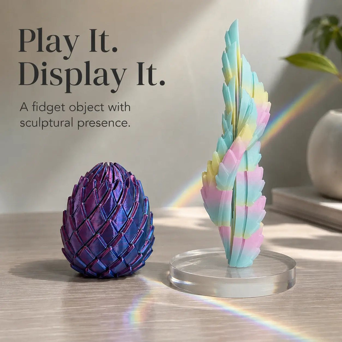 Mroace Twist Apart Dragon Egg Fidget Toy