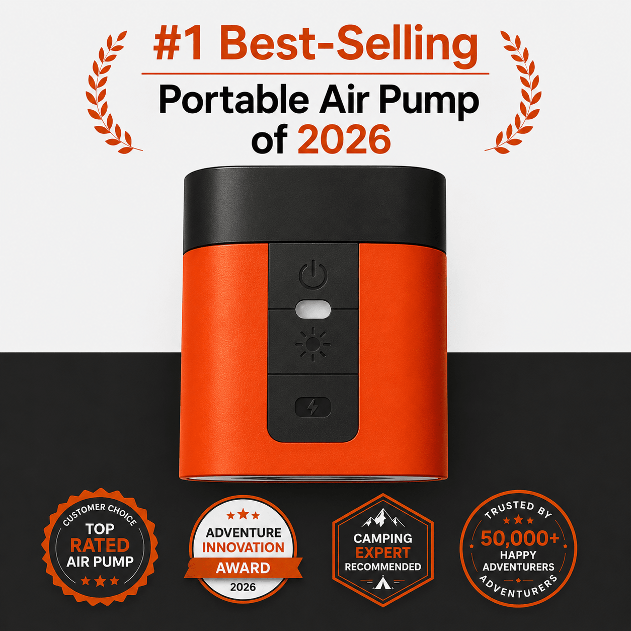 Mroace Ultra Fast Rechargeable Electric Air Pump