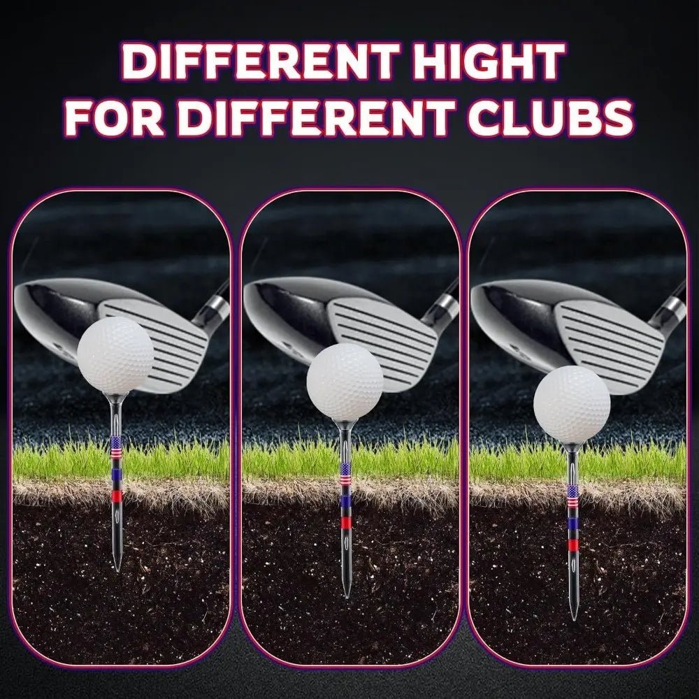 Mroace Unbreakable Plastic Golf Tees 30PCS/50PCS Set