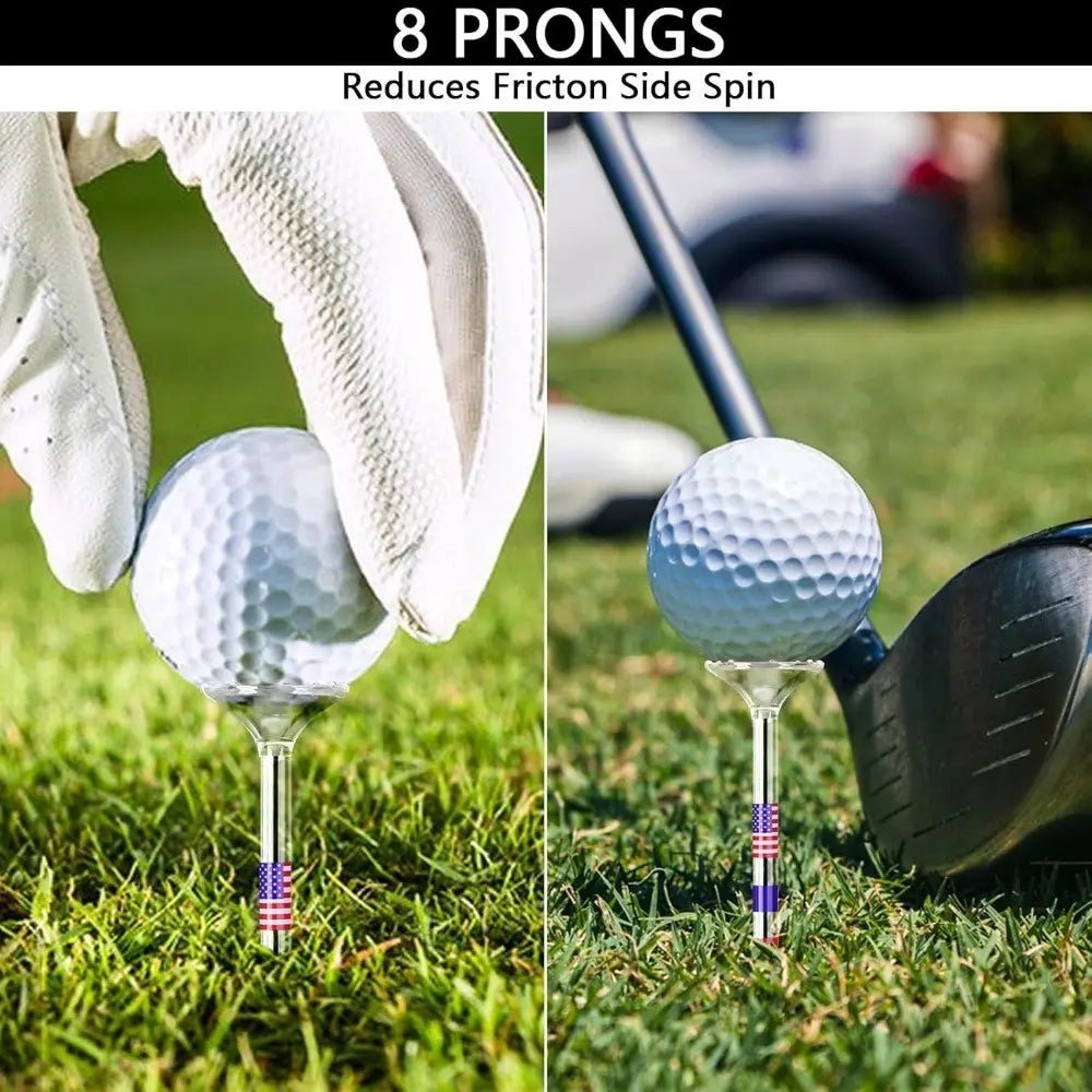 Mroace Unbreakable Plastic Golf Tees 30PCS/50PCS Set