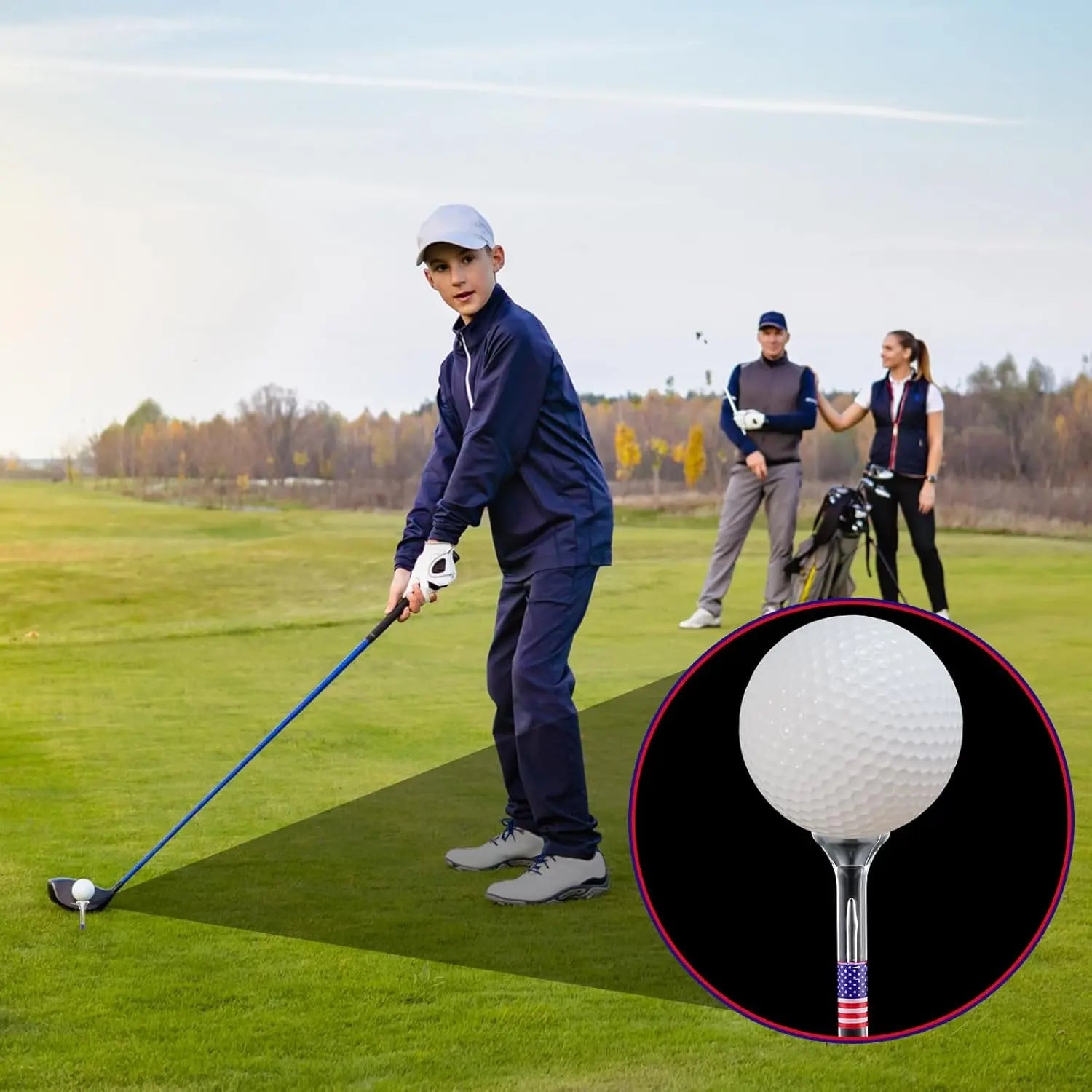Mroace Unbreakable Plastic Golf Tees 30PCS/50PCS Set