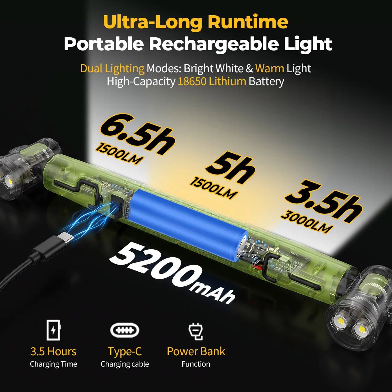 Mroace Under Hood Work Light Bar