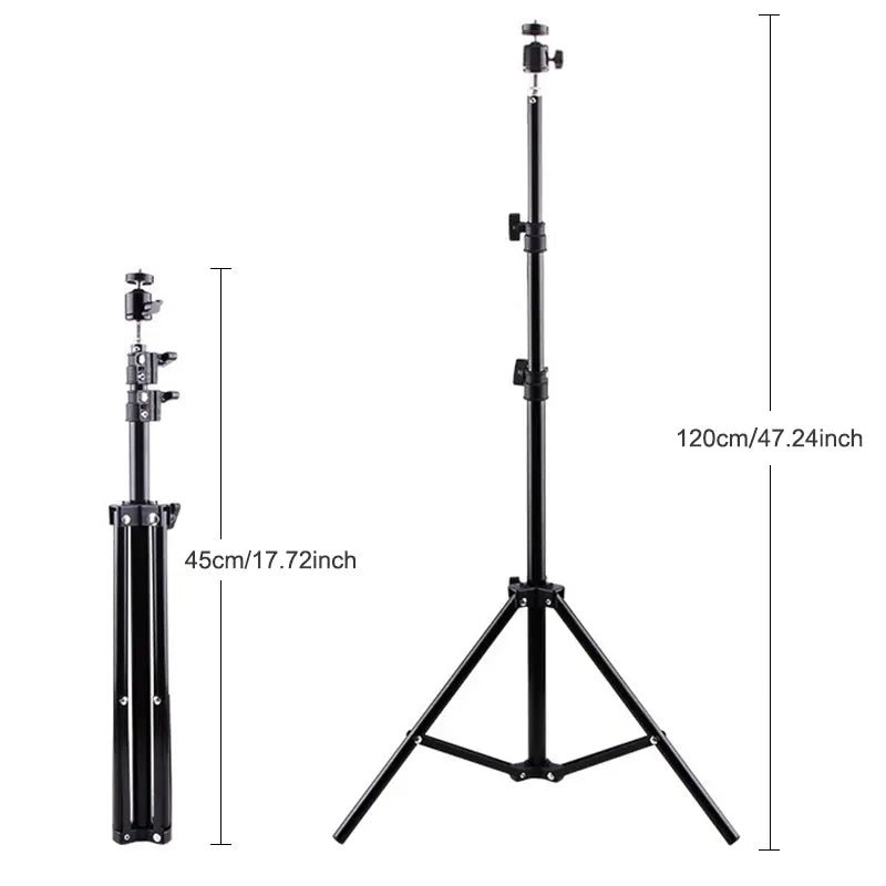Mroace Universal 120CM Retractable Projector Tripod Stand