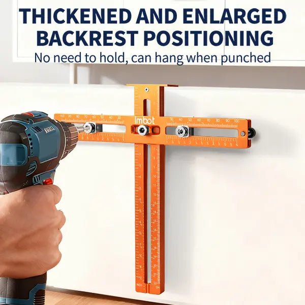 Mroace Universal Cabinet Handle Drill Guide with Aluminum Alignment Jig