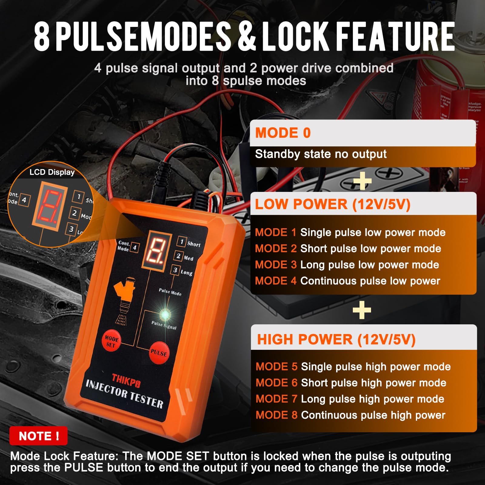 Mroace Universal Fuel Injector Tester and Cleaner Tool Kit