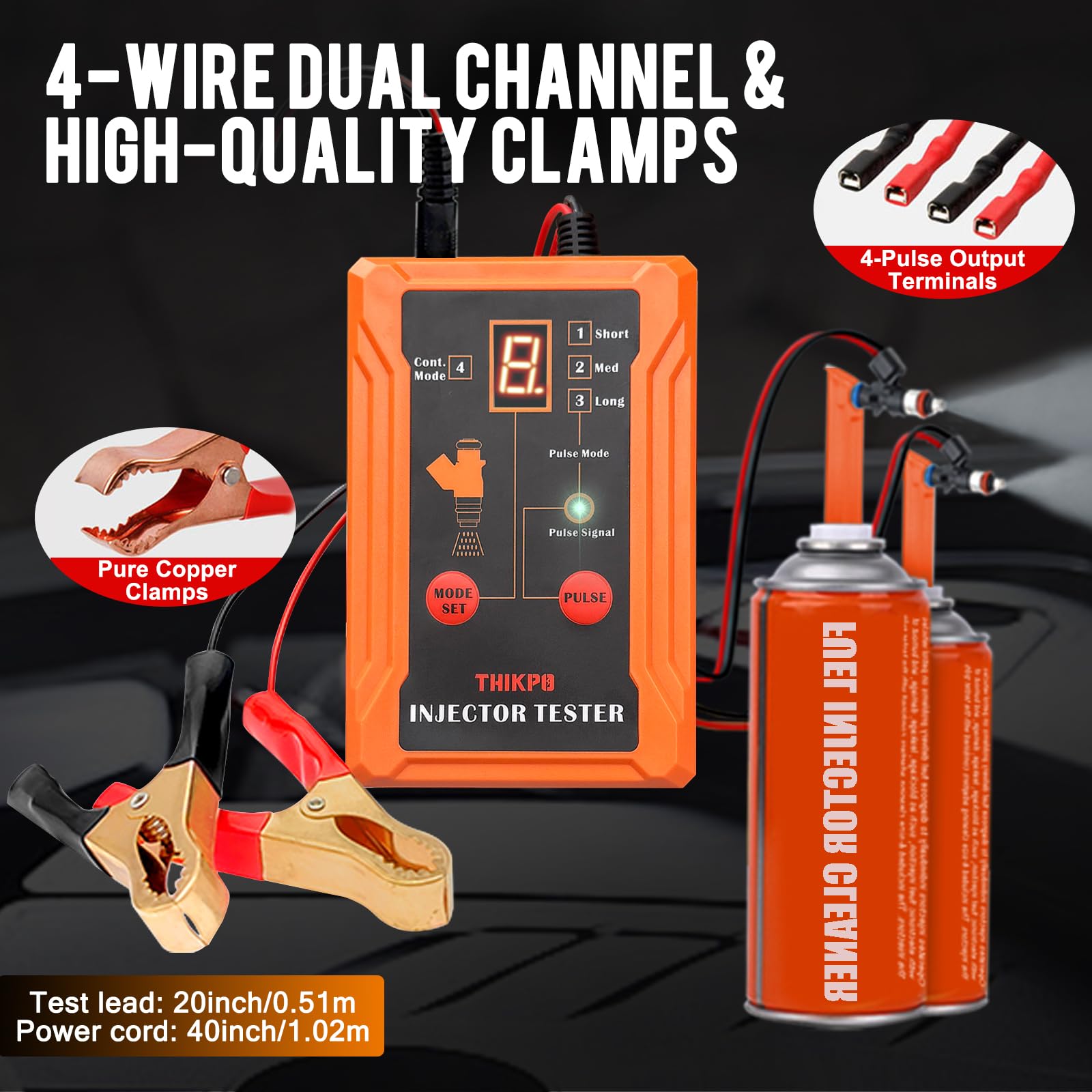 Mroace Universal Fuel Injector Tester and Cleaner Tool Kit