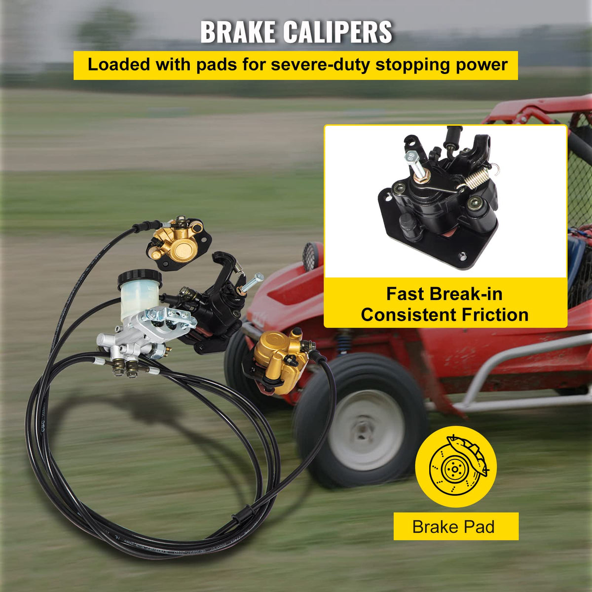 Mroace Universal Hydraulic Brake Kit