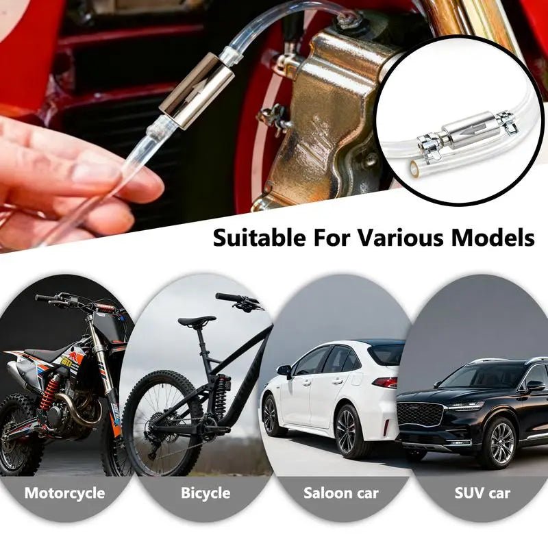 Mroace Universal One Way Brake Bleeder Hose Kit