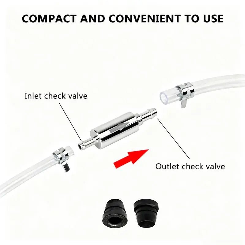 Mroace Universal One Way Brake Bleeder Hose Kit