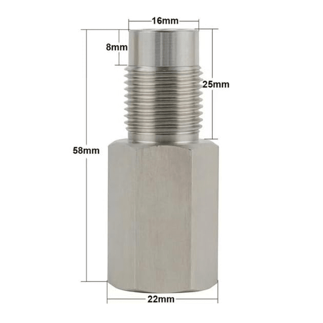 Mroace Universal Stainless Steel Filter Auto Adapter