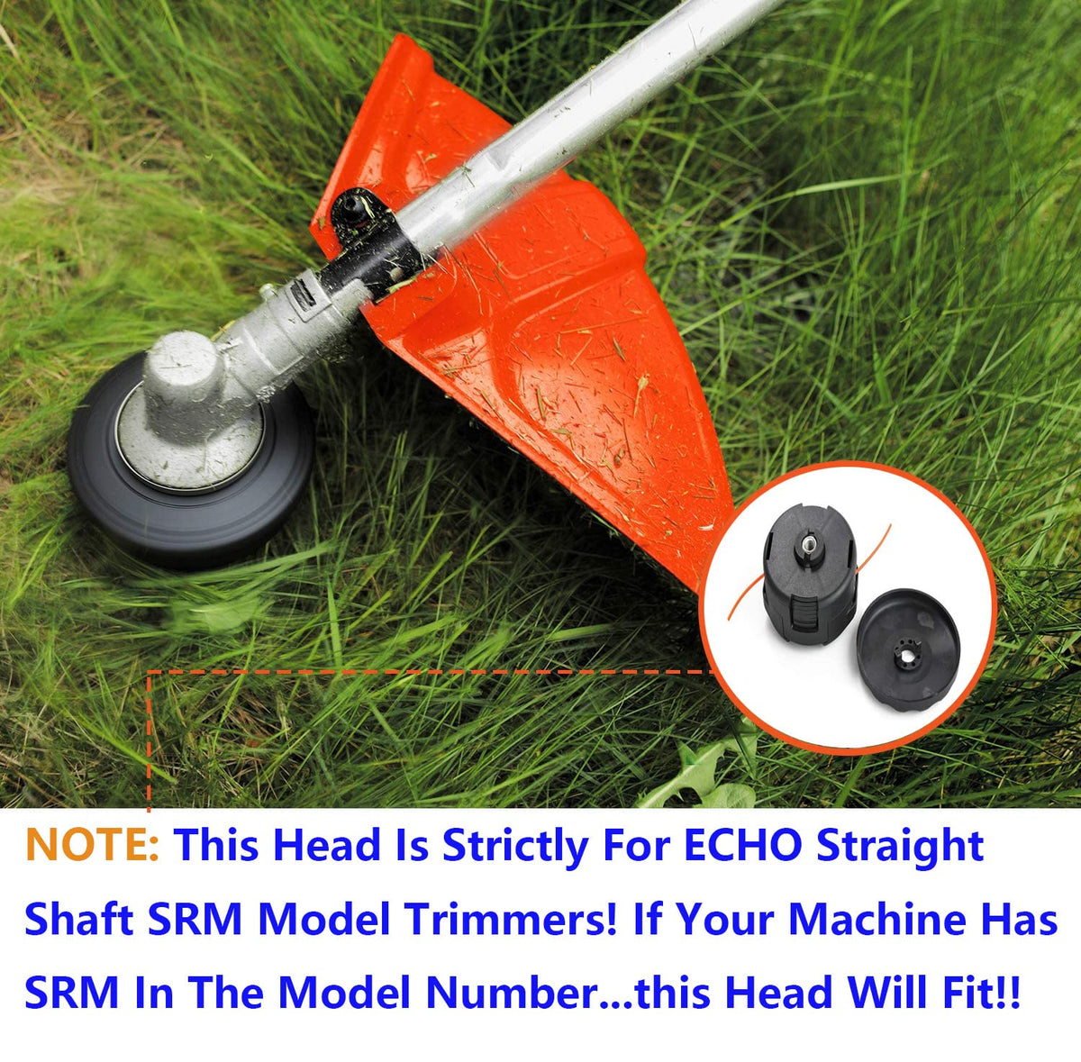 Mroace Universal Straight Axle String Trimmer Head