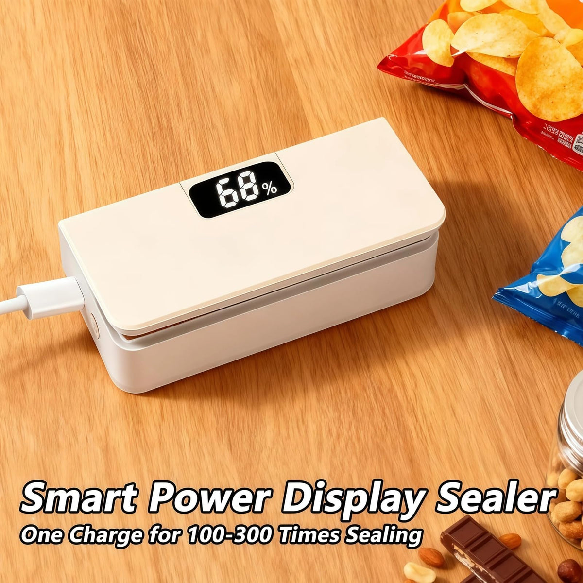 Mroace USB-C Rechargeable Mini Bag Sealer