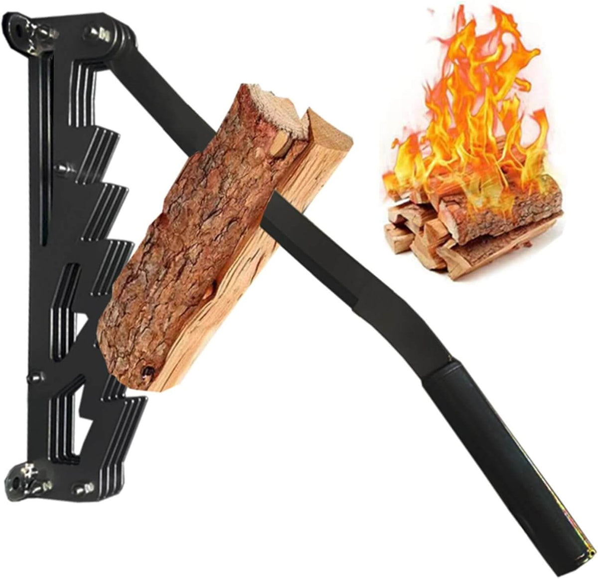 Mroace Wall Mounted Firewood Kindling Splitter