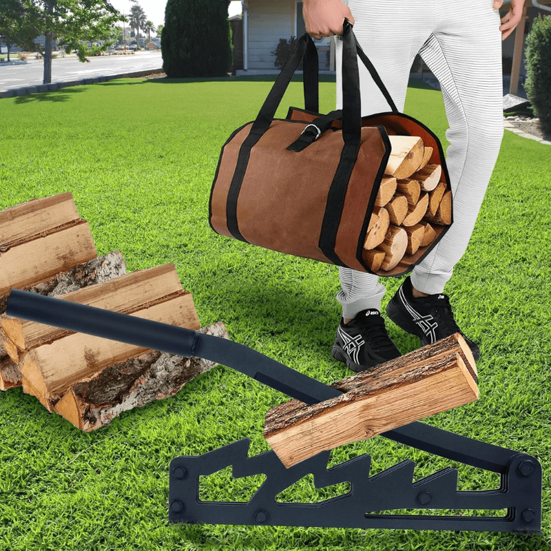 Mroace Wall Mounted Firewood Kindling Splitter