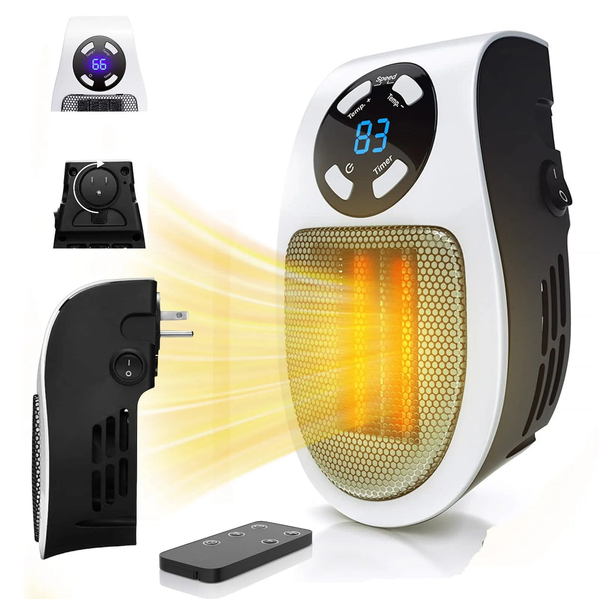Mroace Wall Outlet Space Heater