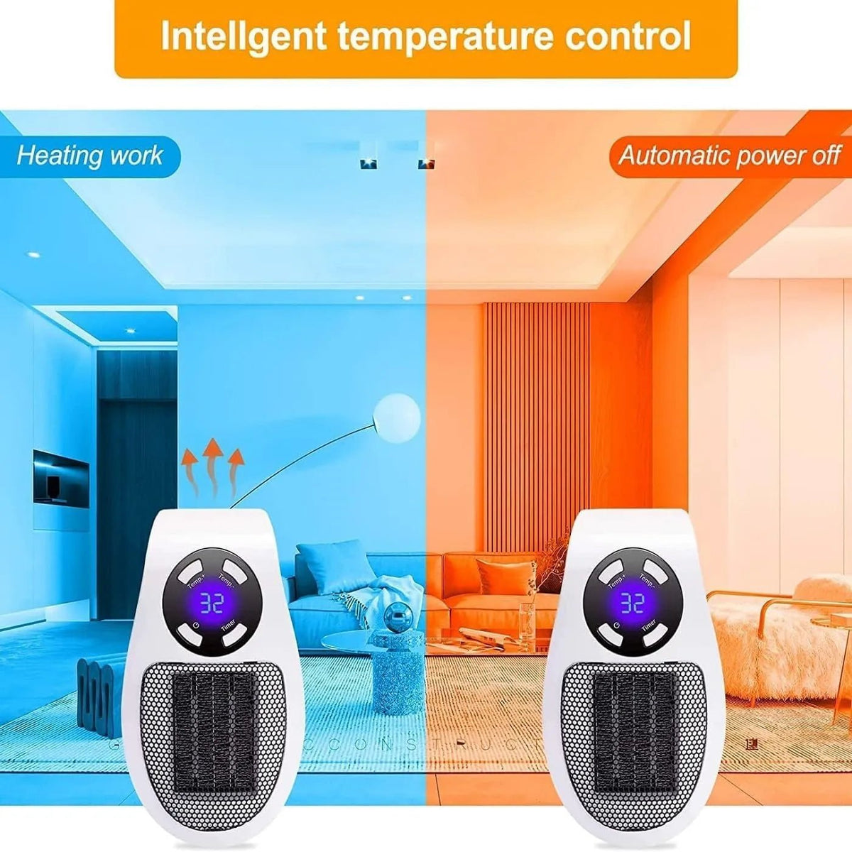 Mroace Wall Outlet Space Heater