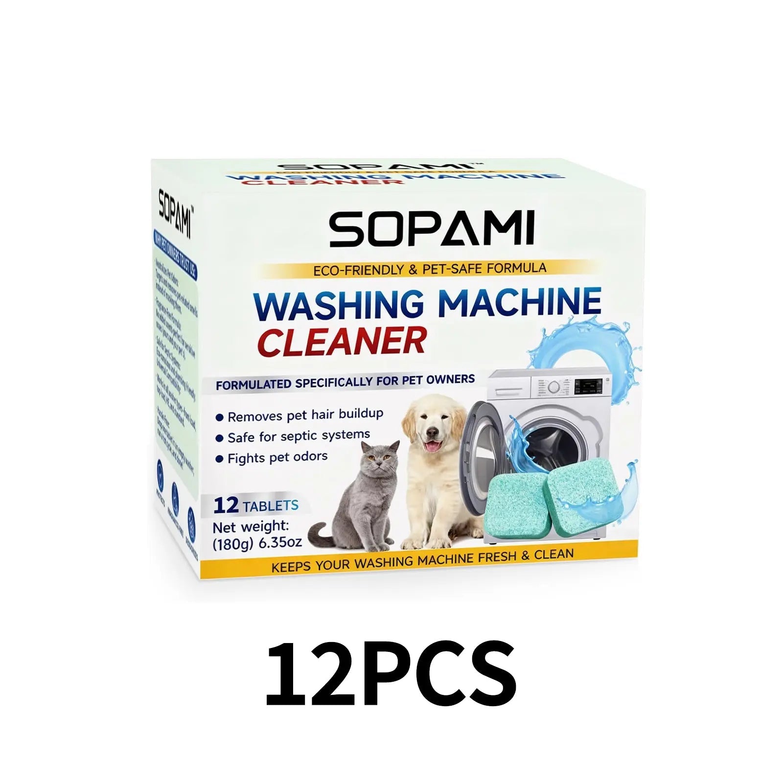 Mroace Washing Machine Cleaner Tablets 12 Pack