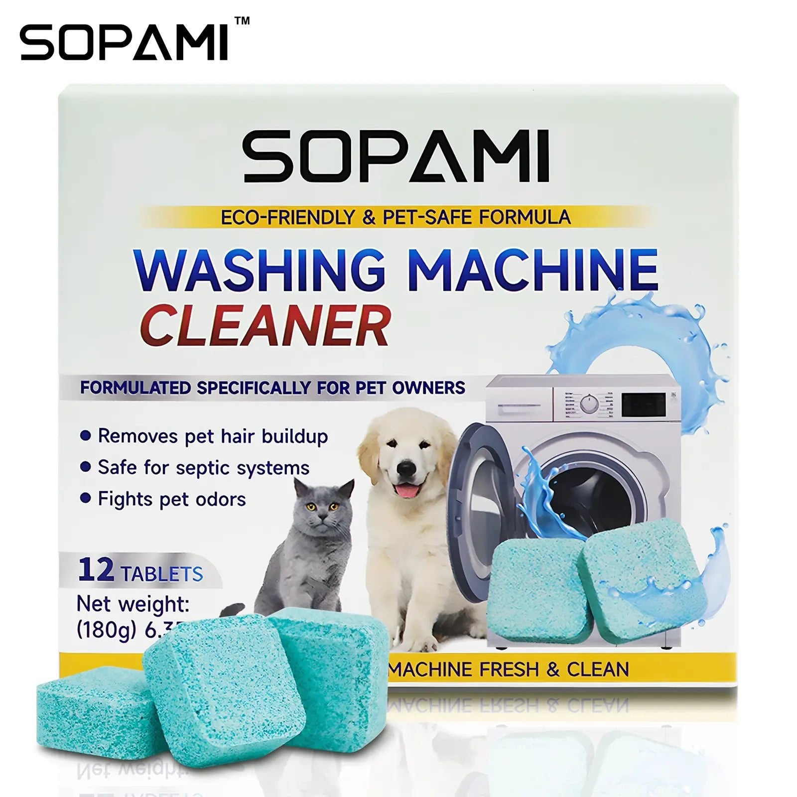 Mroace Washing Machine Cleaner Tablets 12 Pack