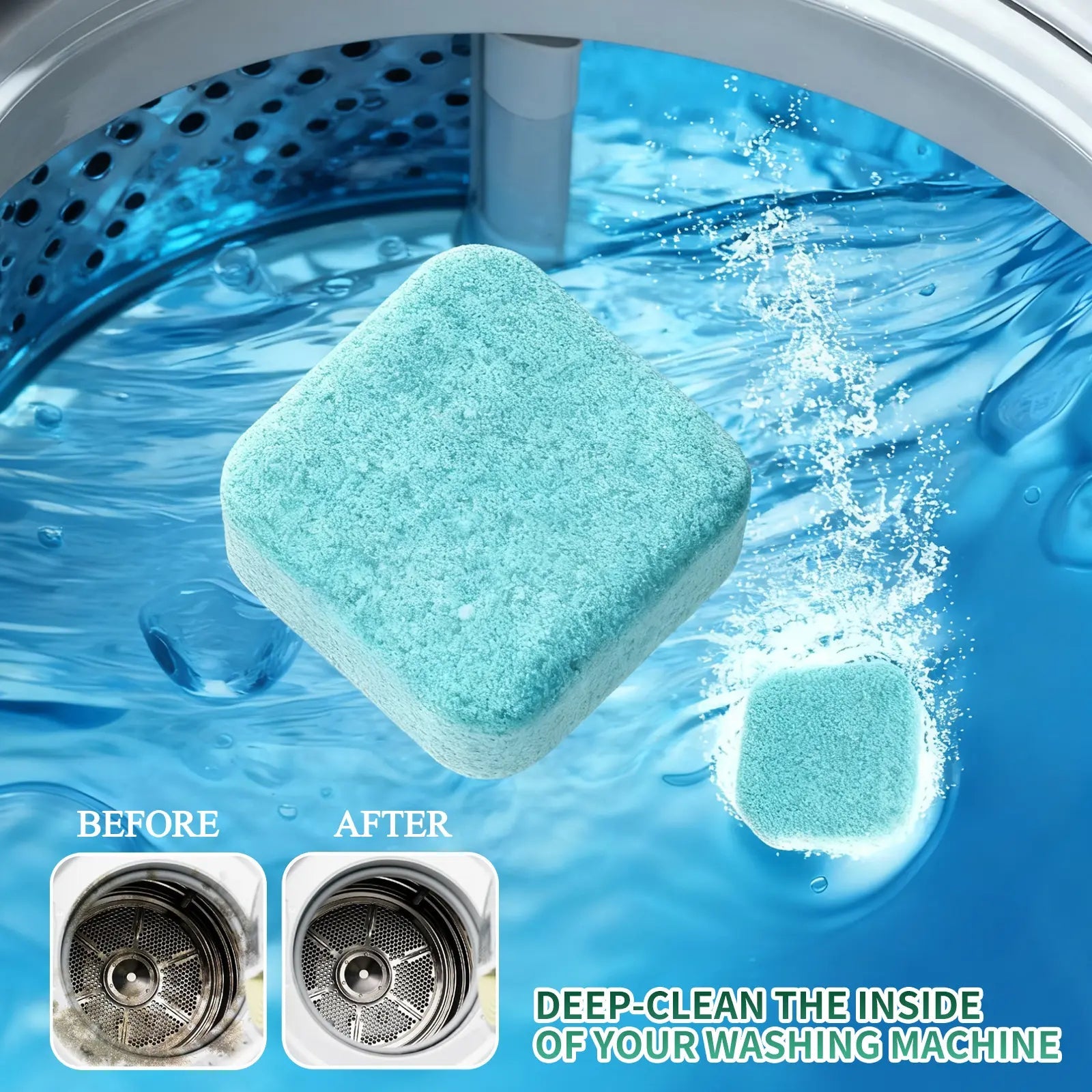 Mroace Washing Machine Cleaner Tablets 12 Pack