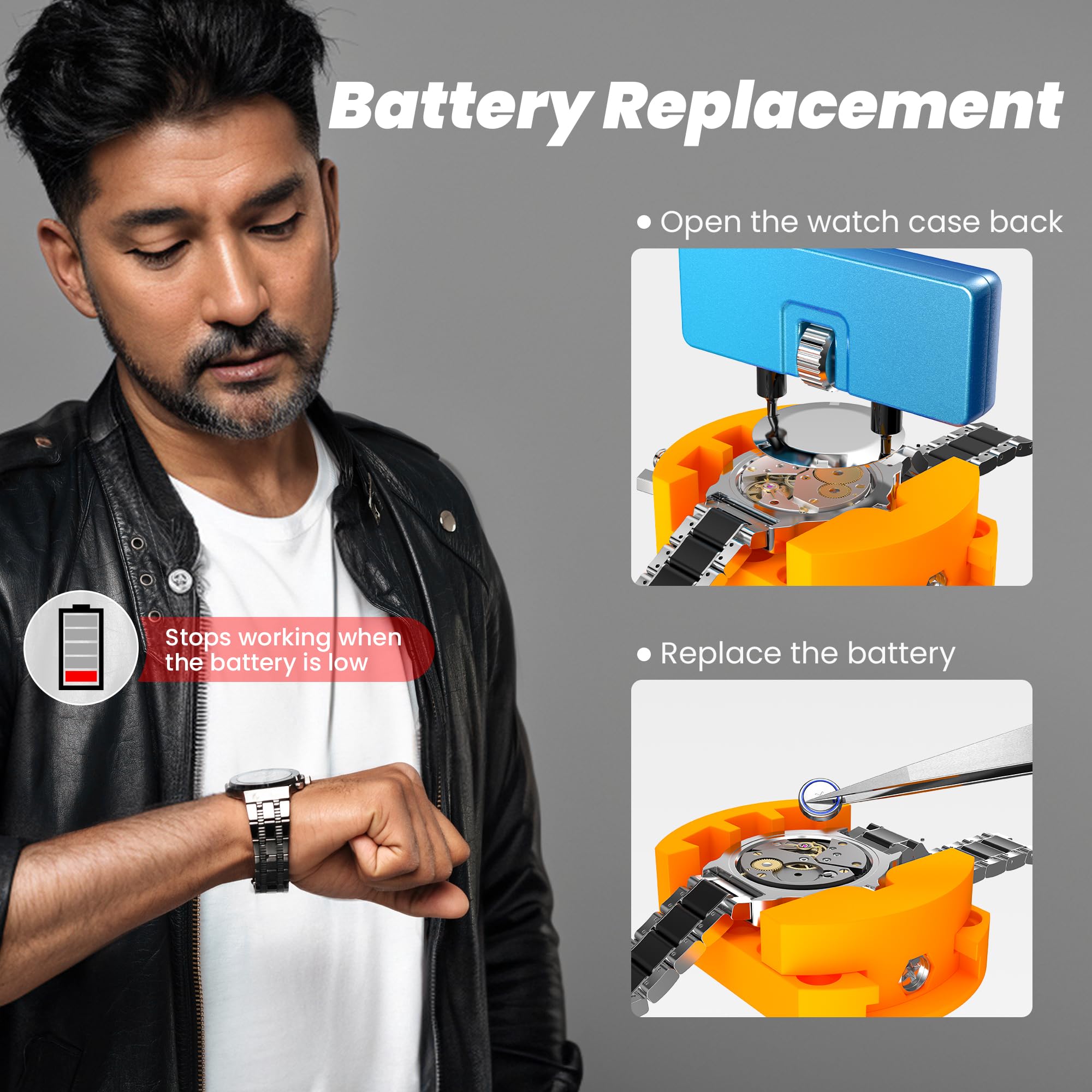 Mroace Watch Battery Replacement Kit