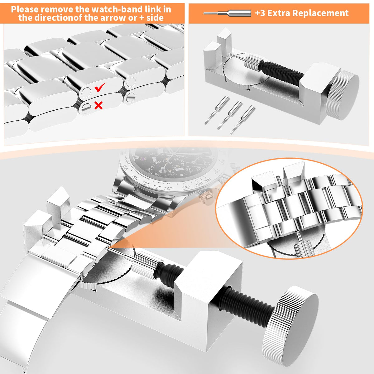 Mroace Watch Link Removal Kit