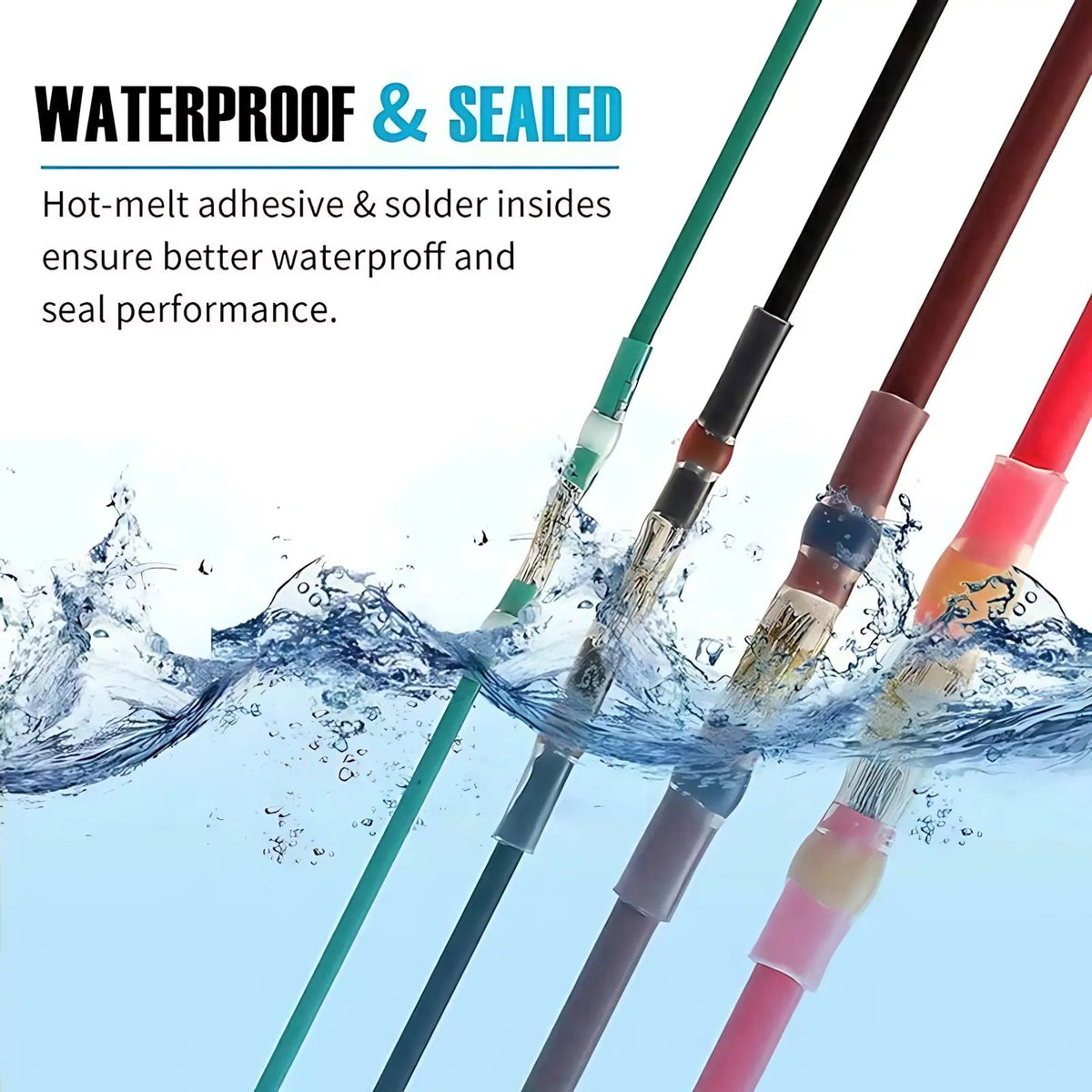 Mroace Waterproof Heat Shrink Solder Seal Wire Connector Kit