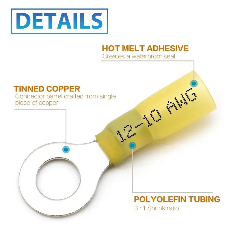 Mroace Waterproof Heat Shrink Wire Connector Kit