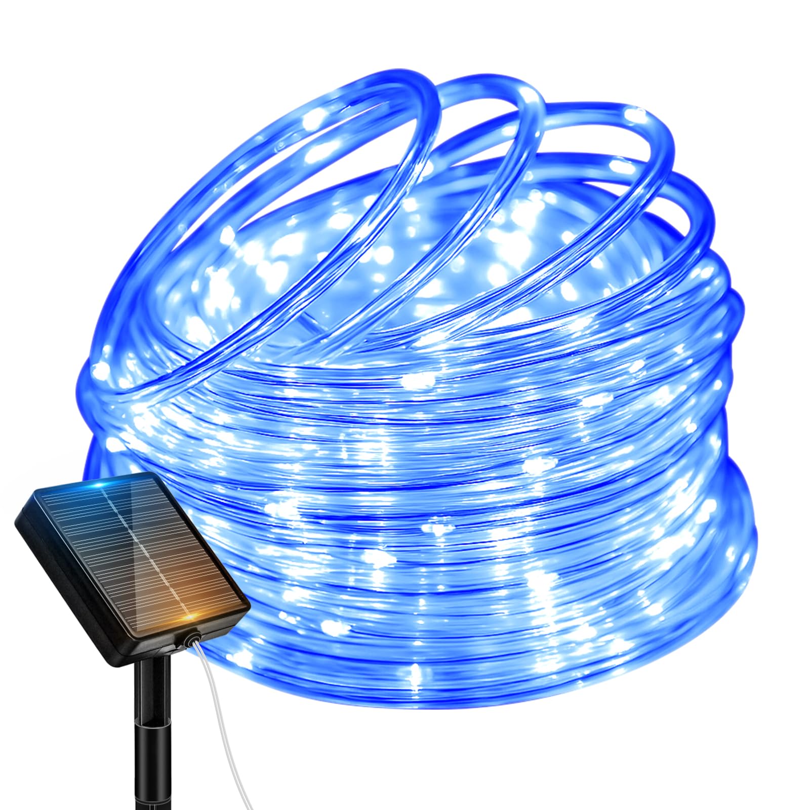 Mroace Waterproof Multicolor Solar Rope Lights