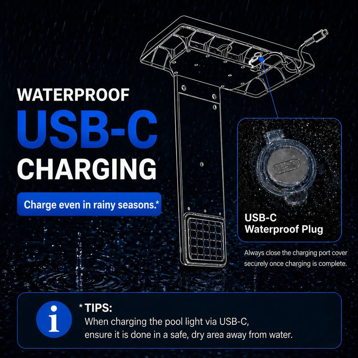 Mroace Waterproof Solar RGB LED Light