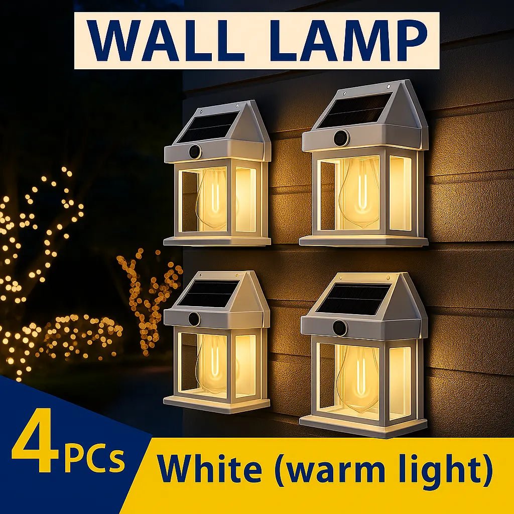 Mroace Waterproof Solar Wall Lights Outdoor