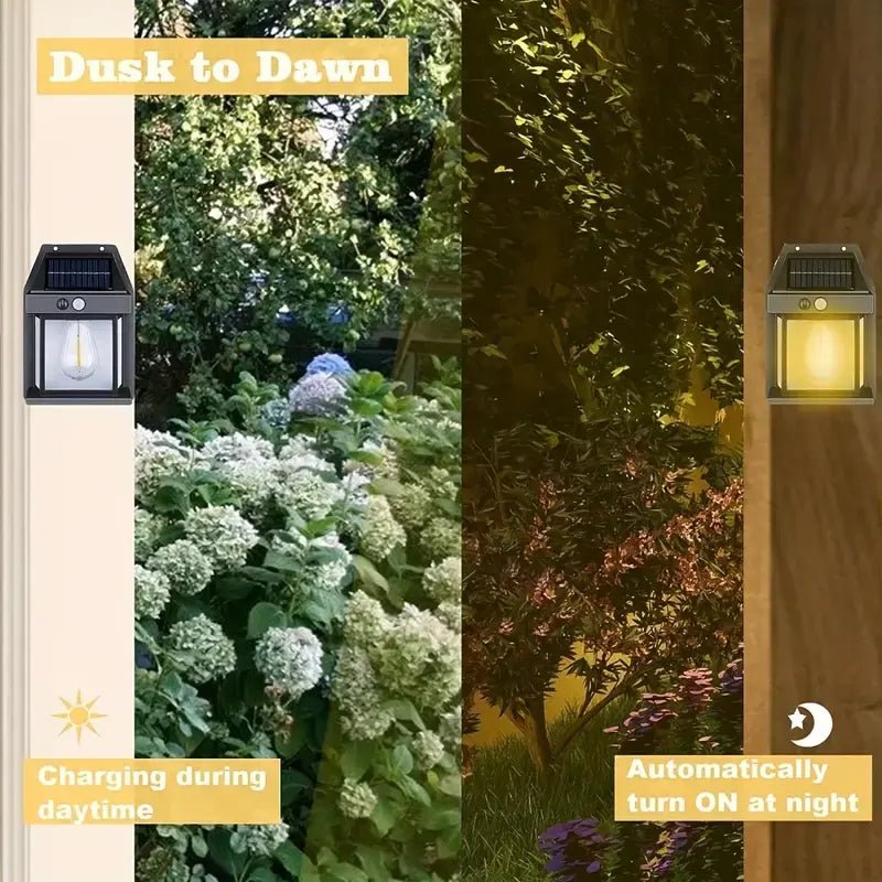 Mroace Waterproof Solar Wall Lights Outdoor