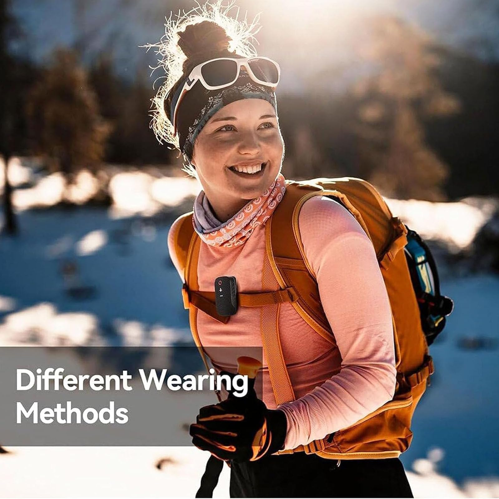 Mroace Waterproof Wearable Mini Bluetooth Speaker
