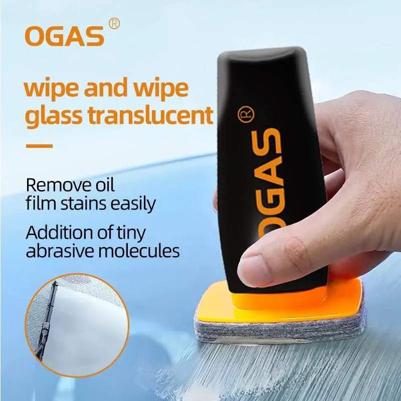 Mroace Windshield Oil Film Remover Cleaning Kit with Sponge Wand
