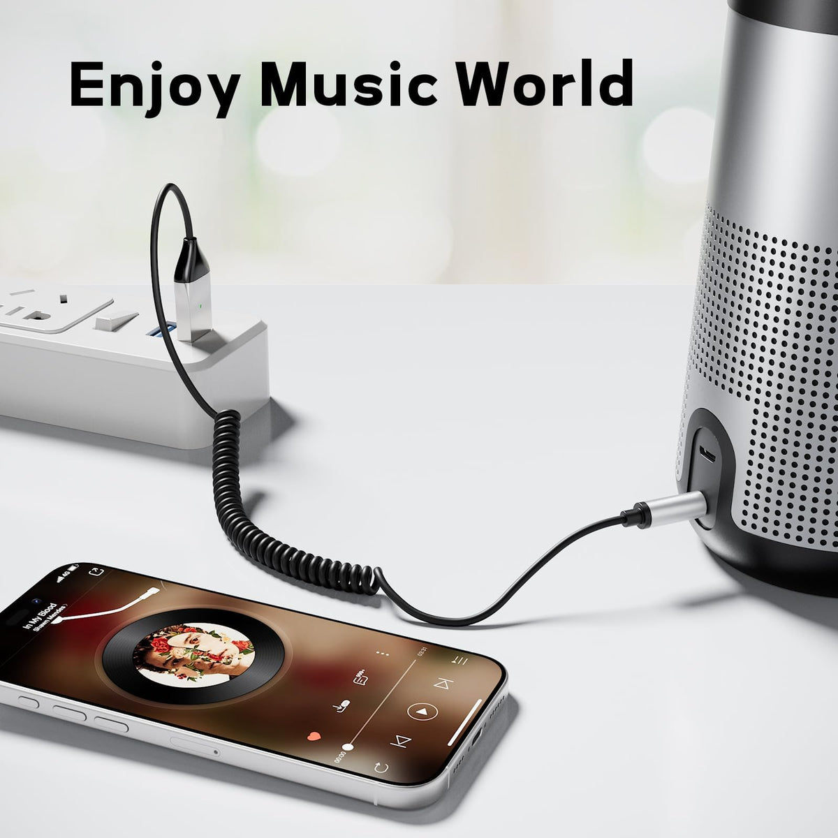 Mroace Wireless Audio Aux Bluetooth Adapter