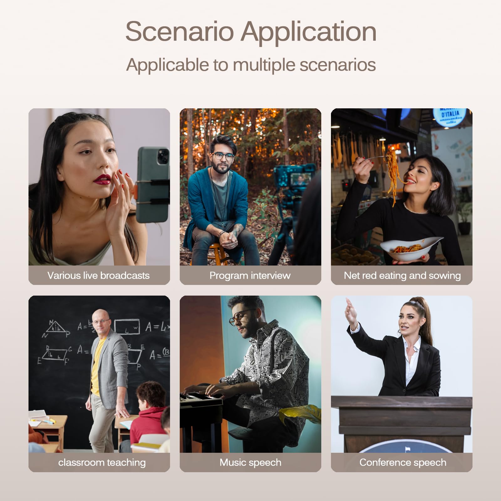 Mroace Wireless Lapel Mic kit