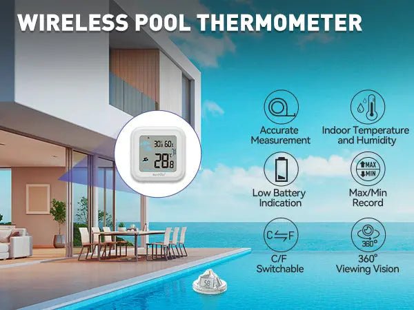 Mroace Wireless Pool Thermometer