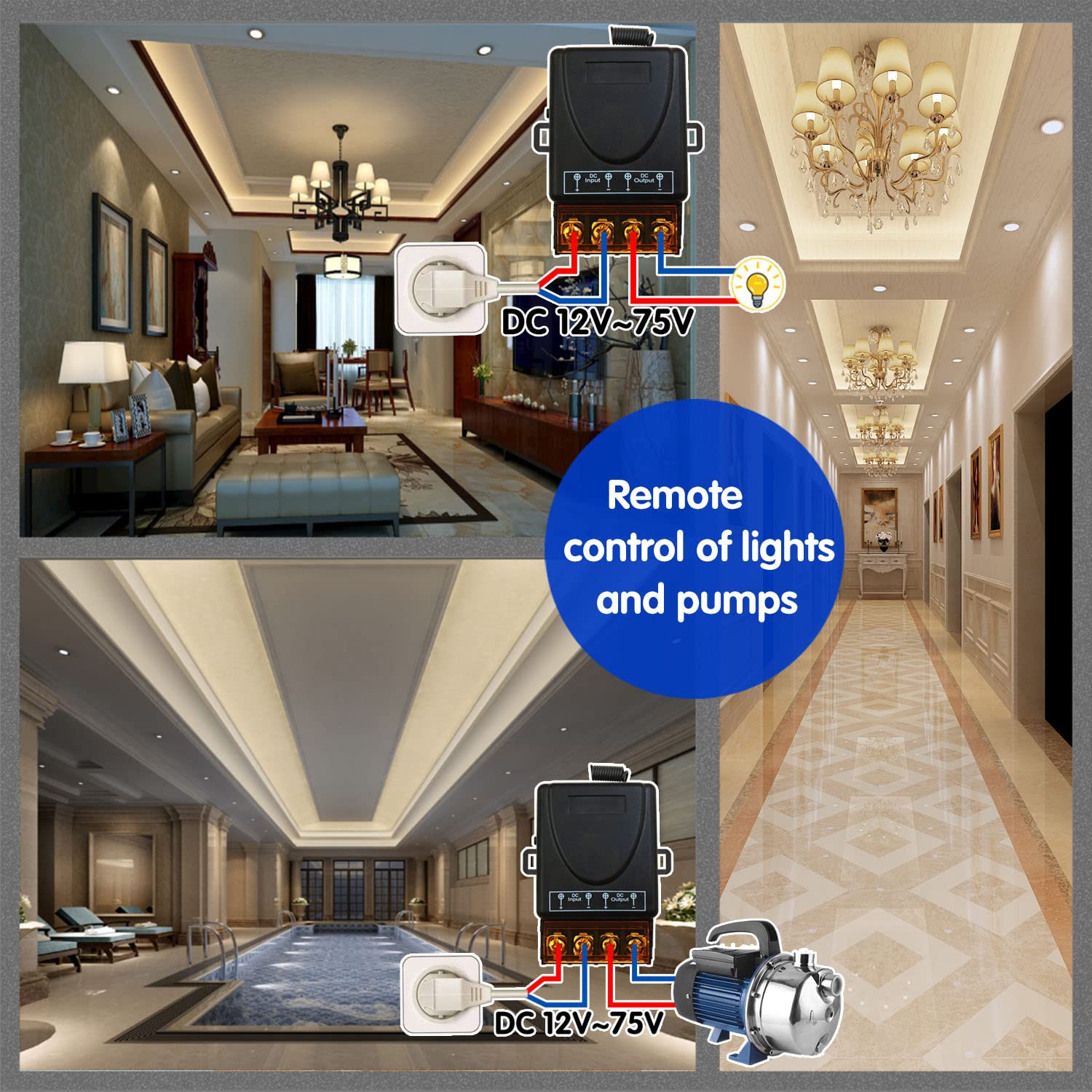 Mroace  Wireless Remote Control Switch kit