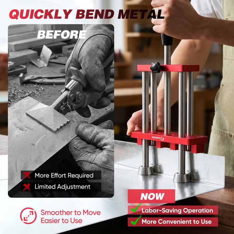 Mroace Sheet Metal Bender 2 Station Sheet Metal Roller Tool